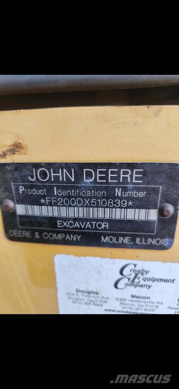 John Deere 200D LC Rupsgraafmachines