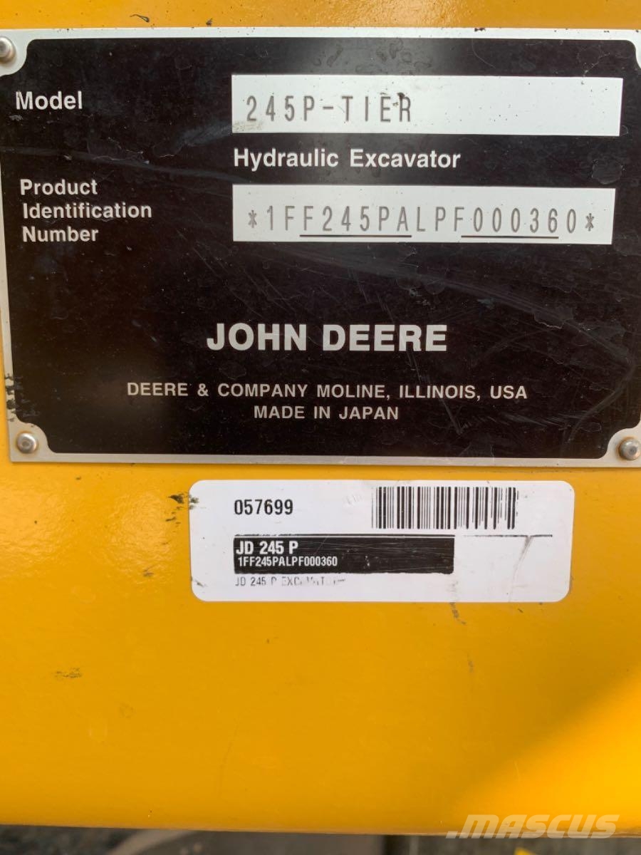 John Deere 245 P Bageri gusjeničari