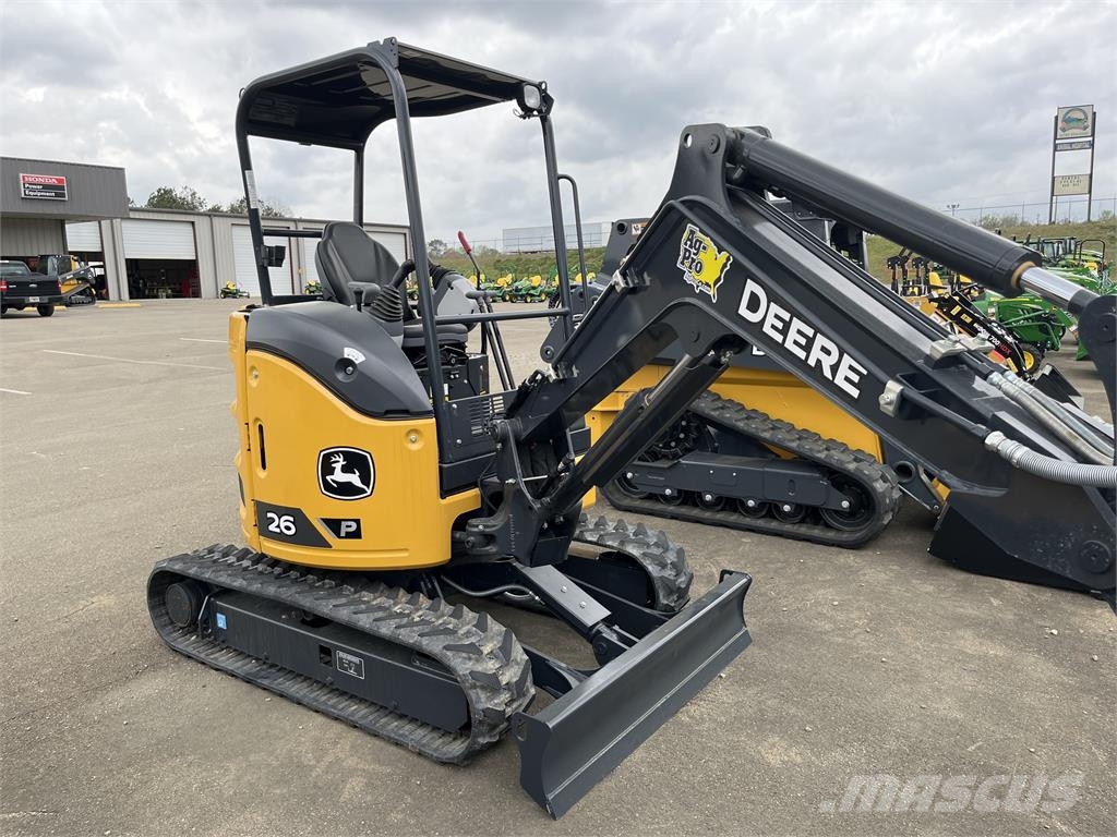 John Deere 26 P Miniexcavadoras
