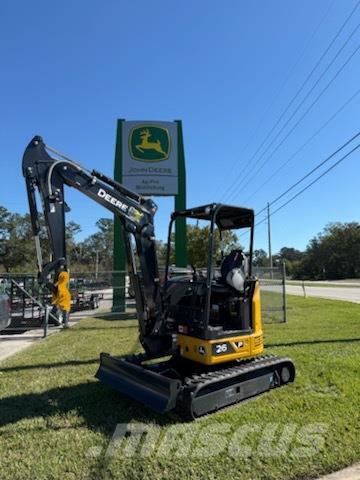 John Deere 26 P Miniexcavadoras