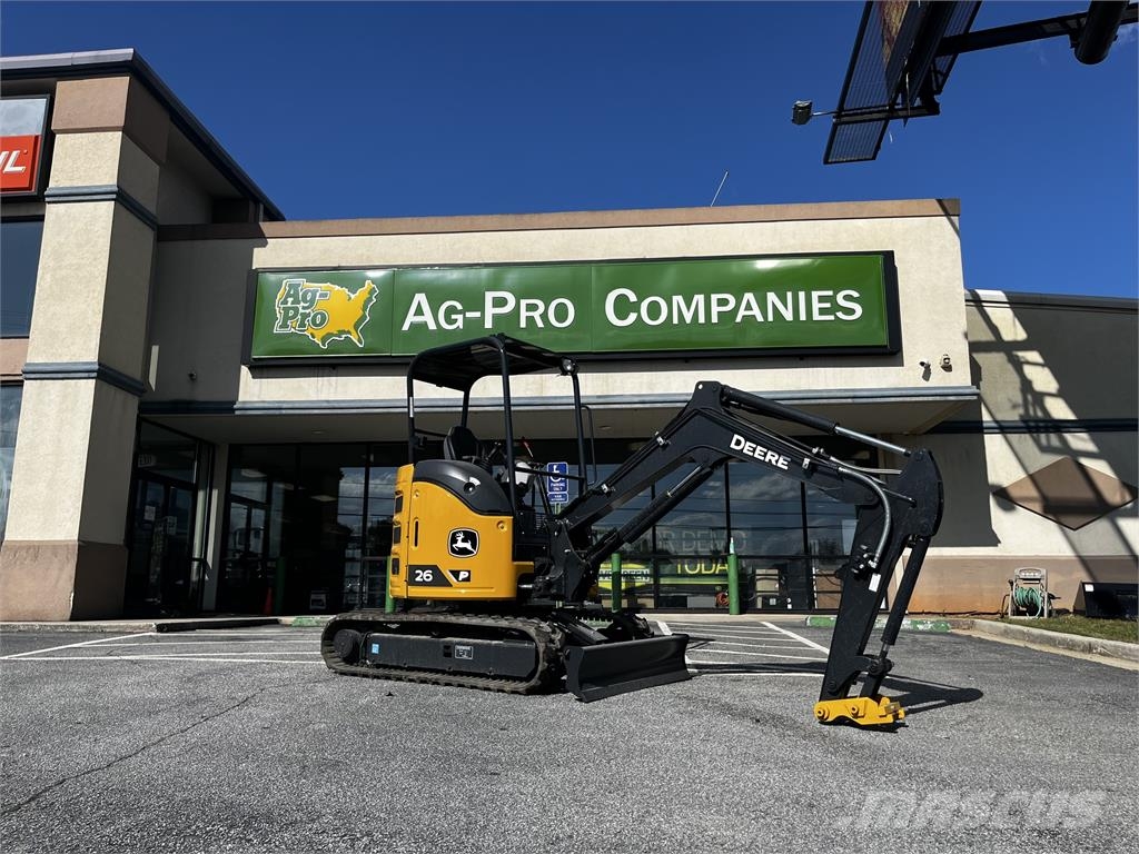 John Deere 26 P Мини-экскаваторы