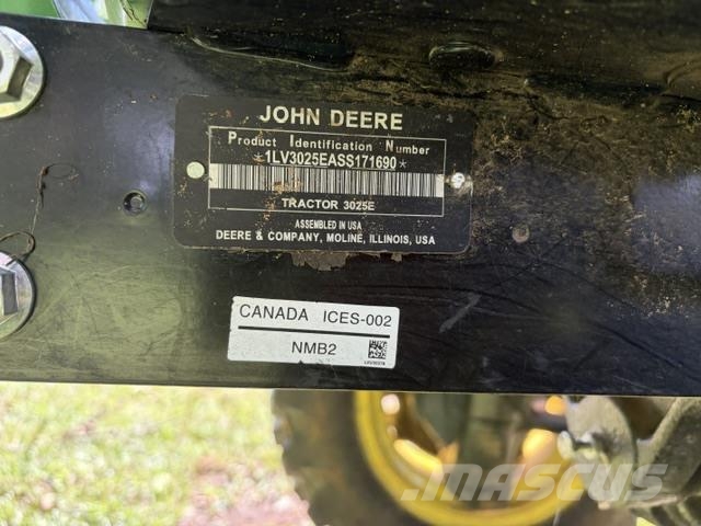 John Deere 3025E Micro tracteur