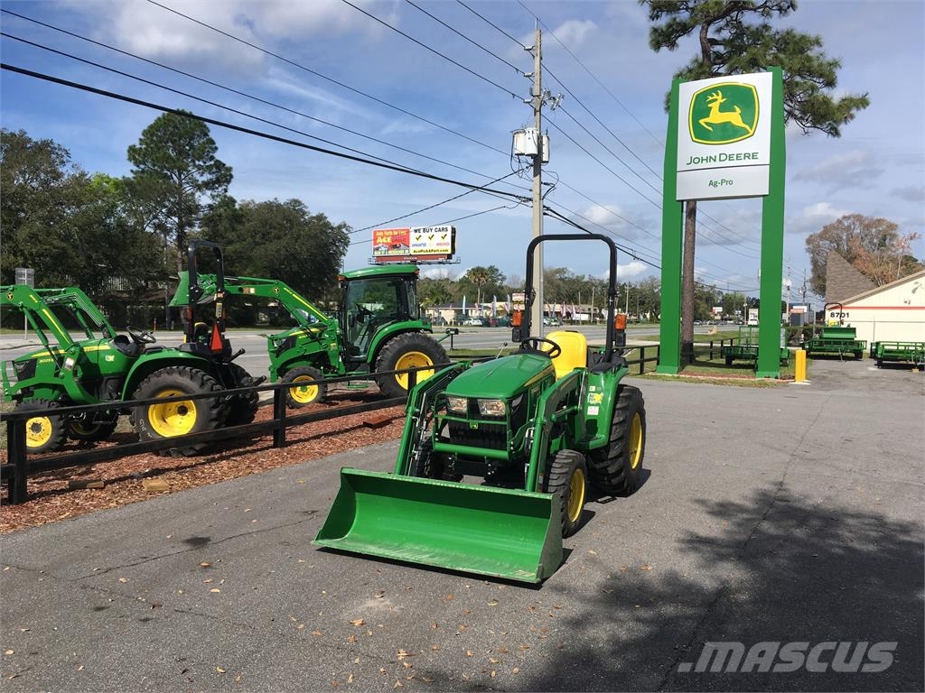 John Deere 3025E Naudoti kompaktiški traktoriai