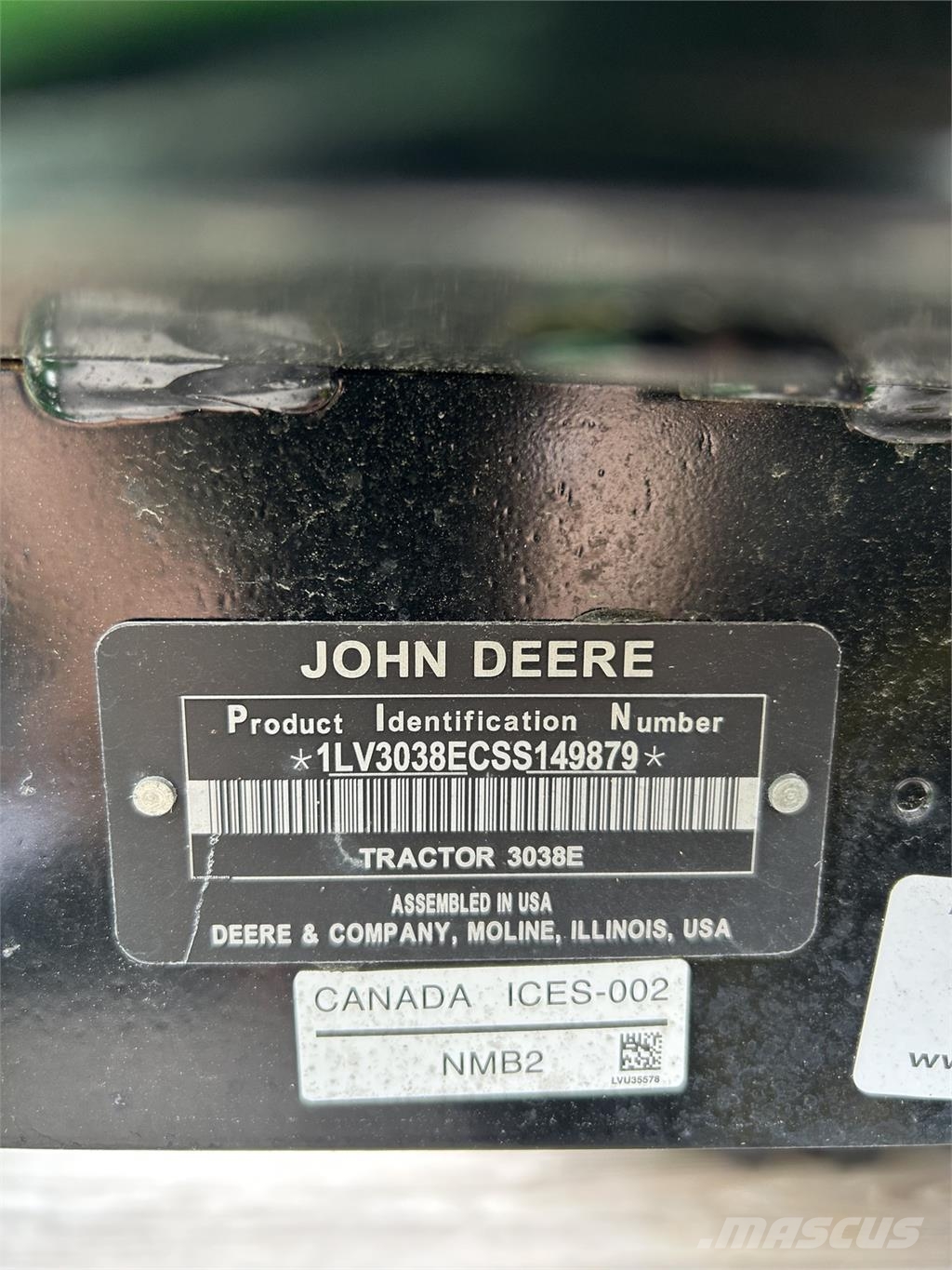 John Deere 3038E Tractores compactos