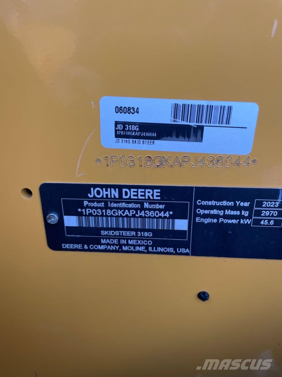 John Deere 318G Skid steer loaders