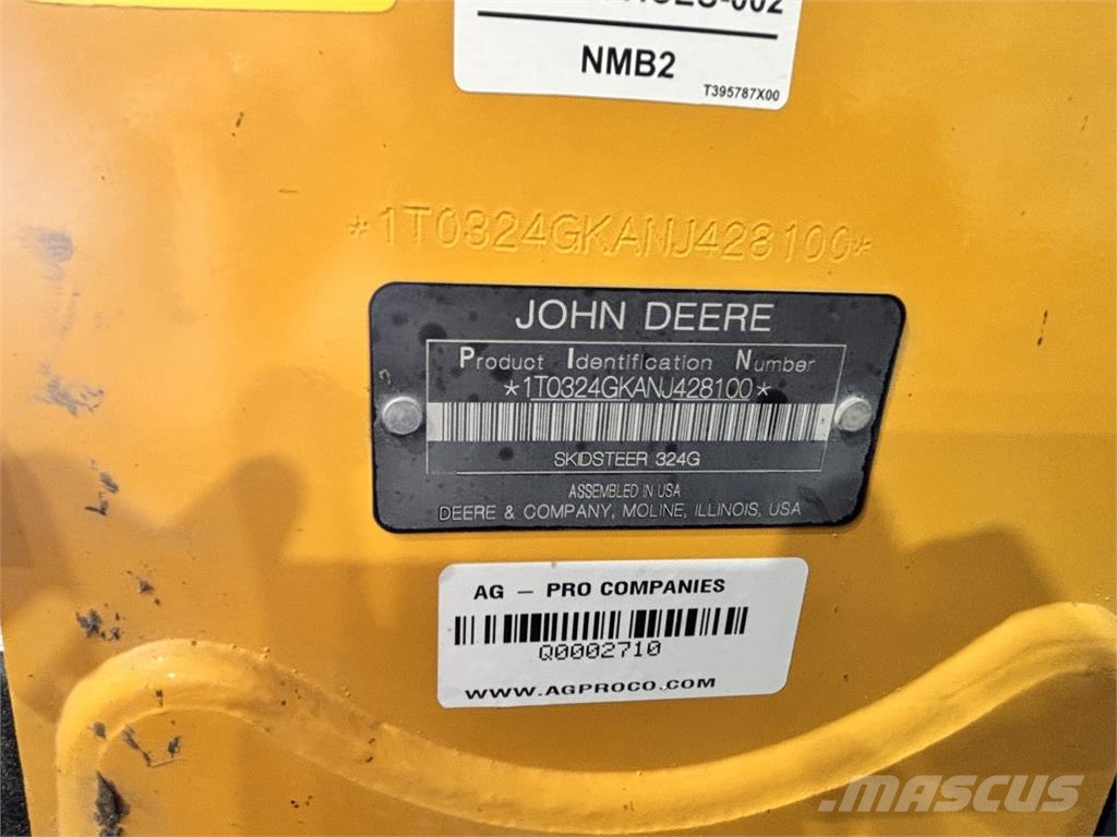 John Deere 324G Minicargadoras