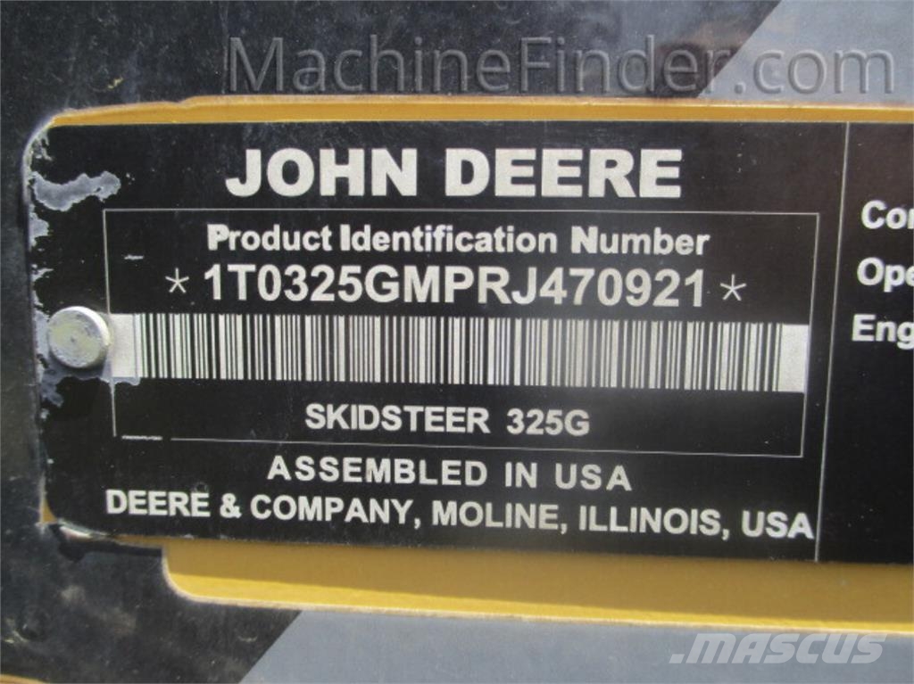 John Deere 325G Mininakladače