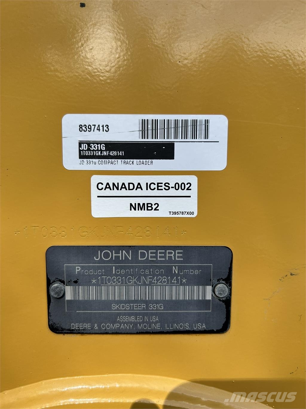 John Deere 331G 小型裝載機