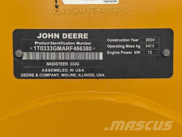 John Deere 333G Mininakladače