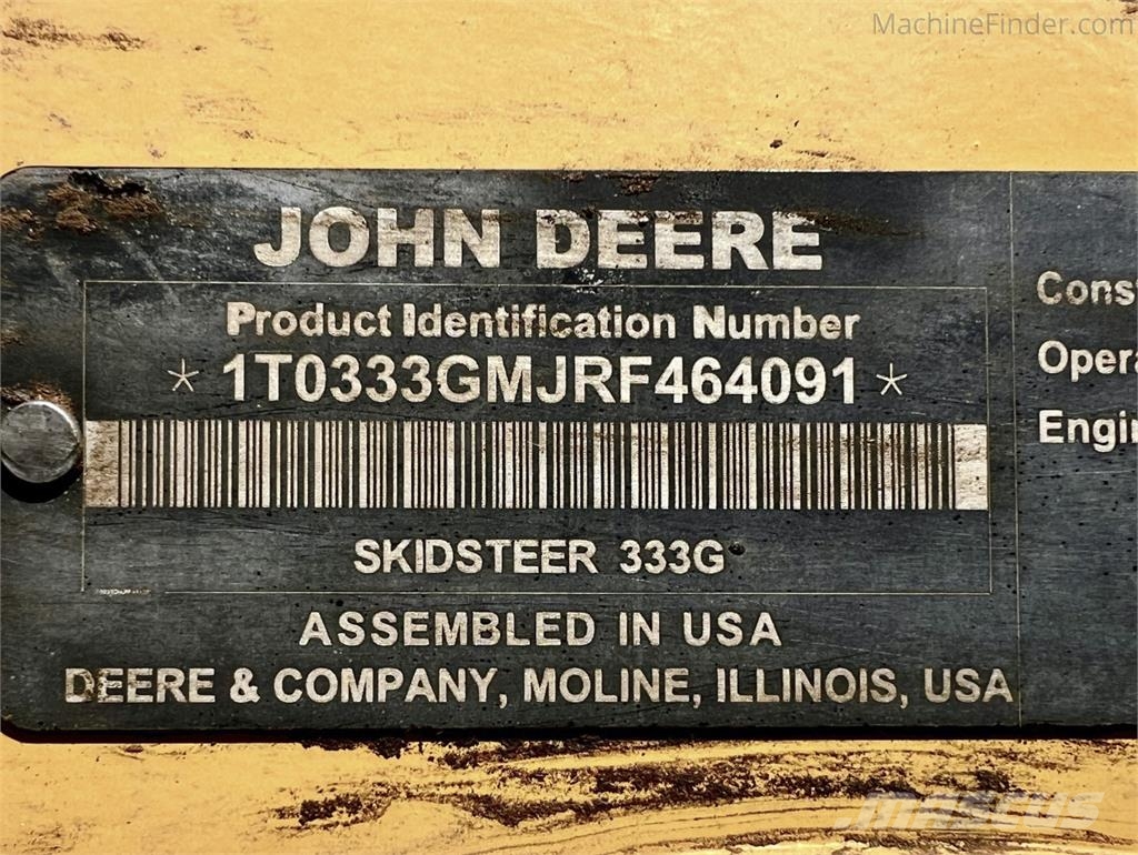John Deere 333G Mini utovarivači