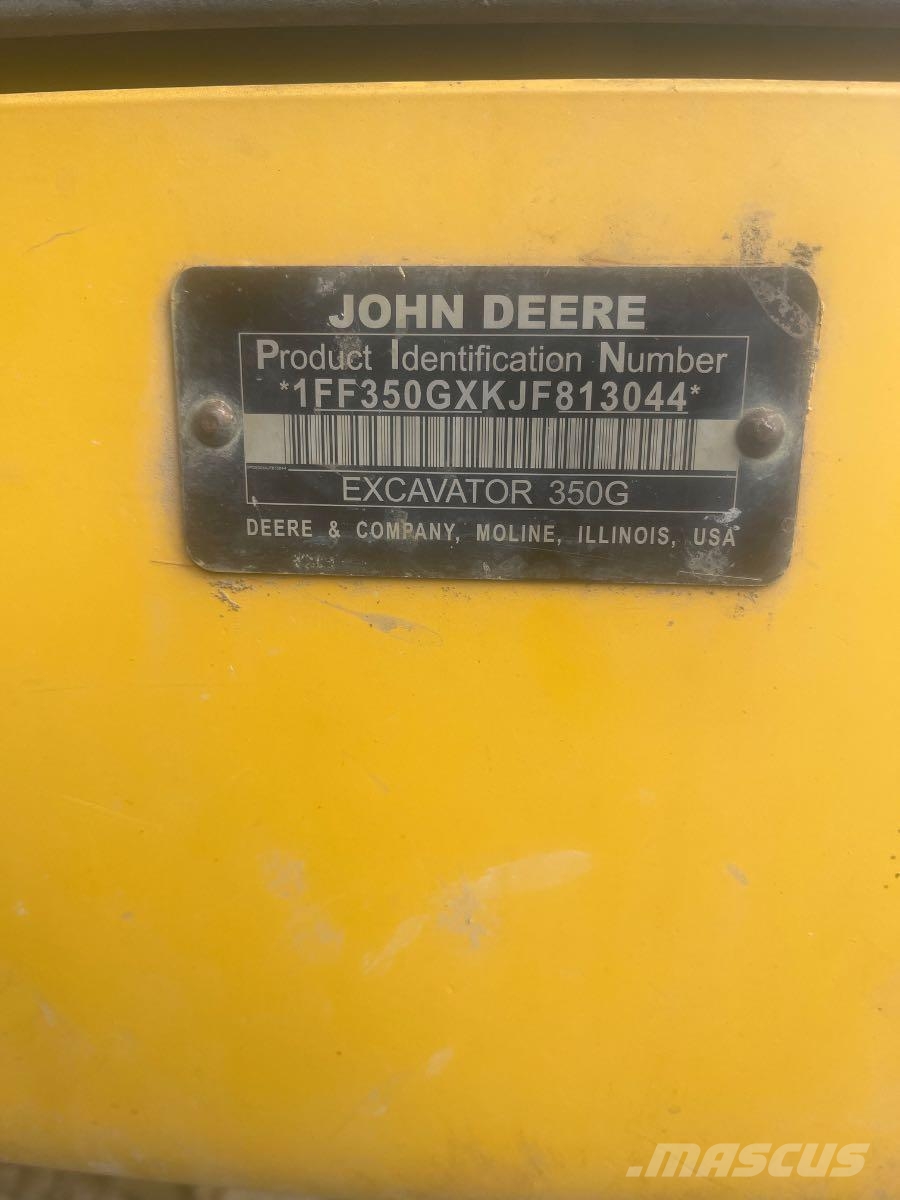 John Deere 350G LC Crawler excavators