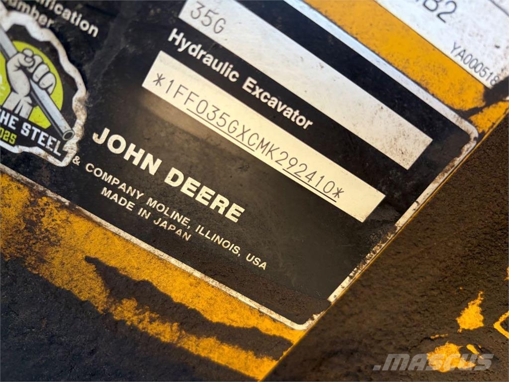 John Deere 35G حفارات صغيرة أقل من 7 طن (حفارات صغيرة)