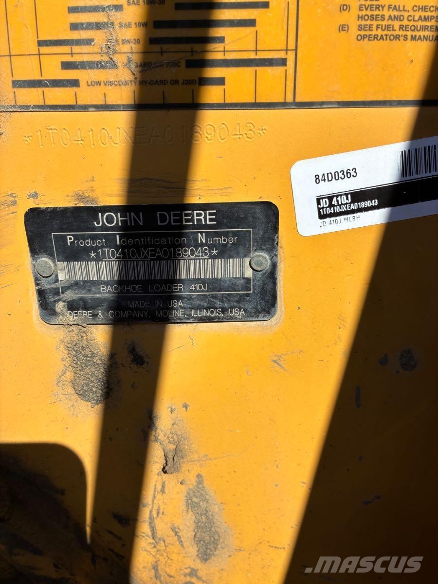 John Deere 410J Retroescavadoras