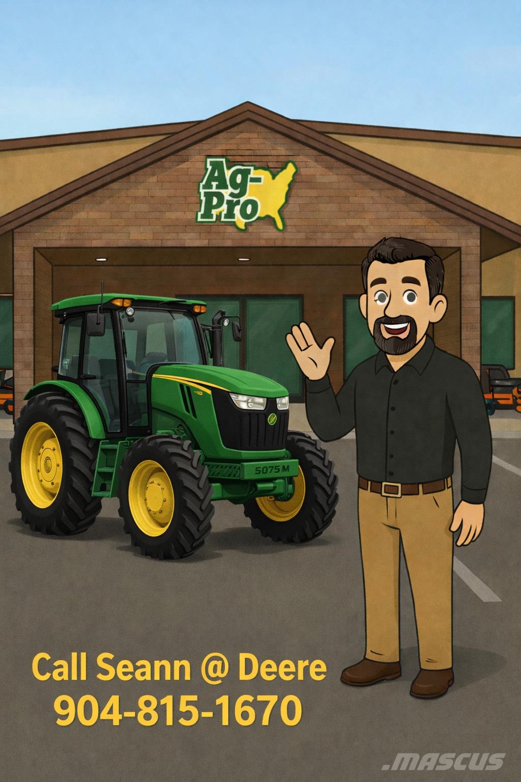 John Deere 5075M 트랙터