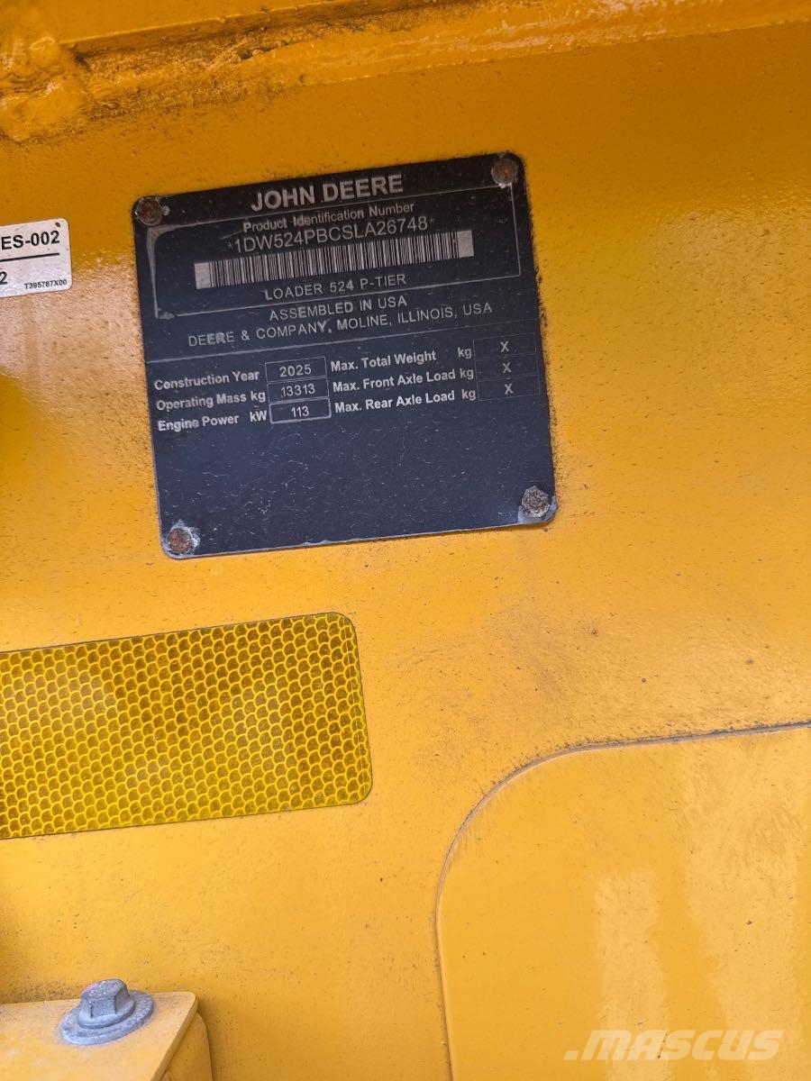 John Deere 524 P Tekerlekli yükleyiciler