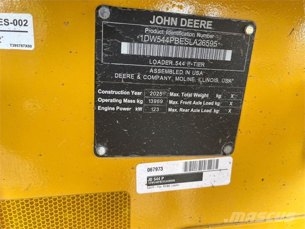 John Deere 544 P Tekerlekli yükleyiciler