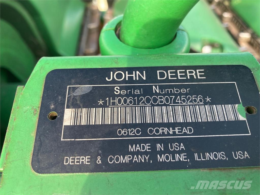 John Deere 612C ملحقات الحصادات