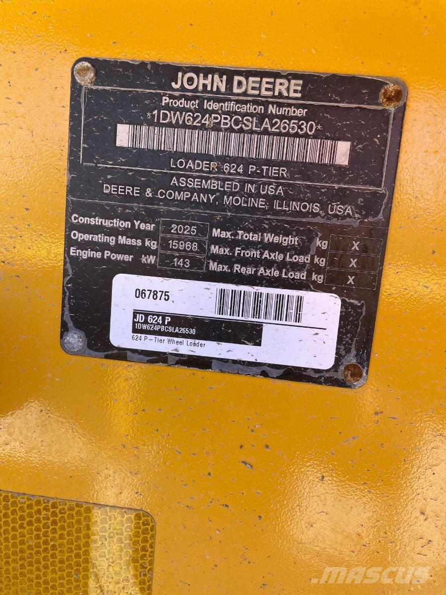 John Deere 624 P Pyöräkuormaajat