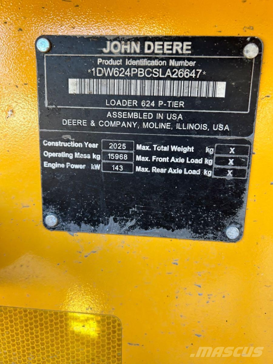 John Deere 624 P لوادر بعجل