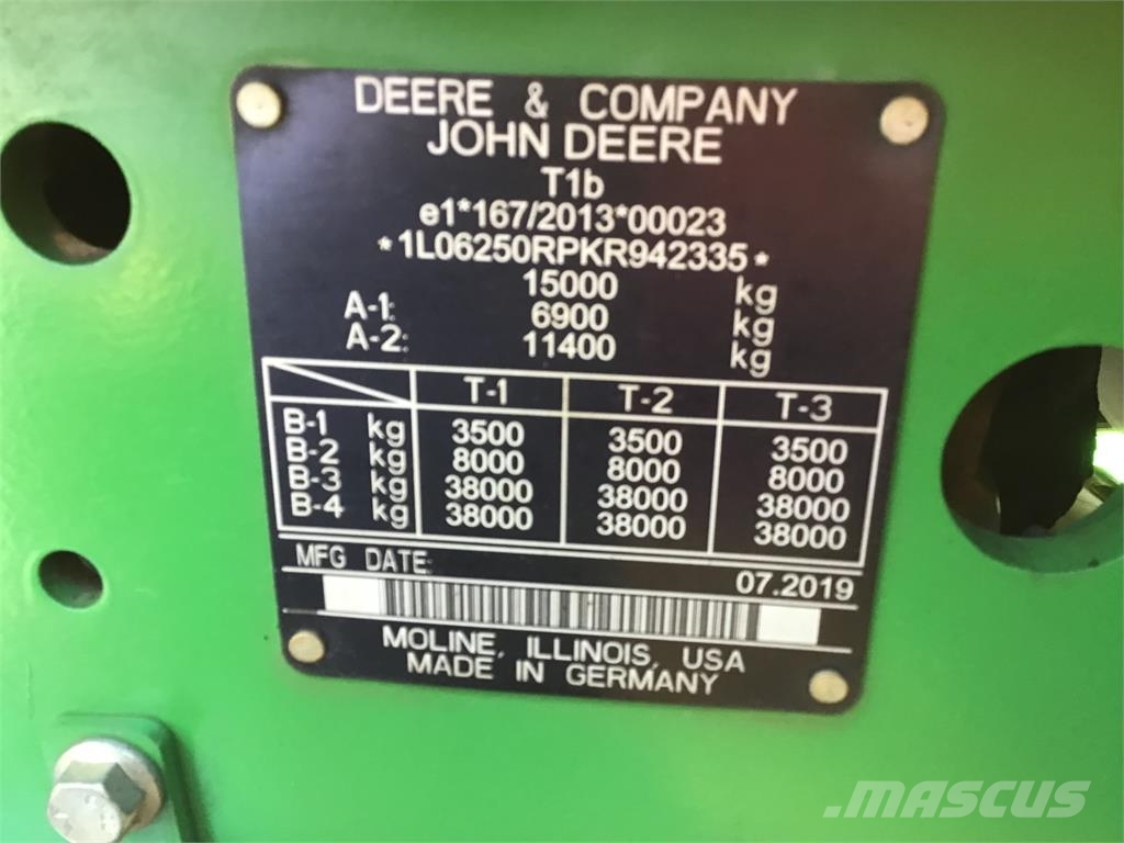 John Deere 6250R Traktori