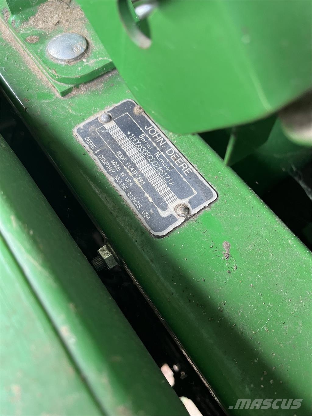 John Deere 630F Dodatna oprema za kombajne