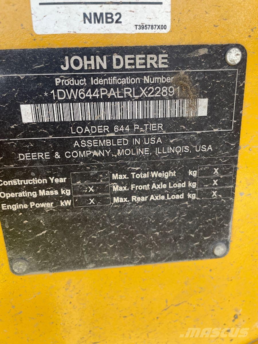 John Deere 644 P Cargadoras sobre ruedas