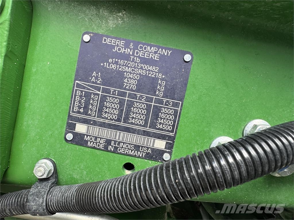 John Deere 6M 125 Tractores