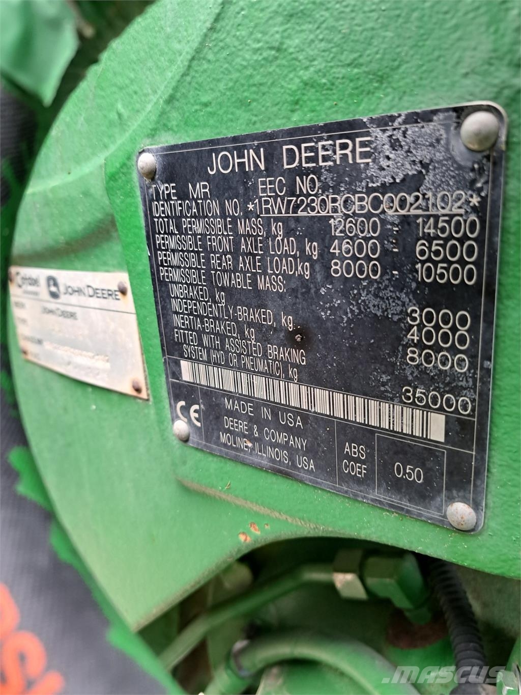 John Deere 7230R Traktorit