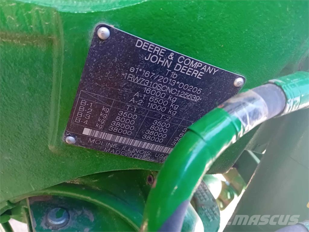John Deere 7R 310 Трактора