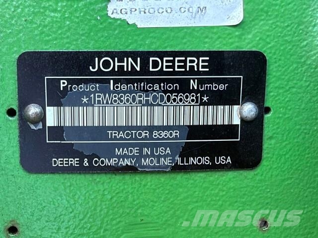 John Deere 8360R Tractors