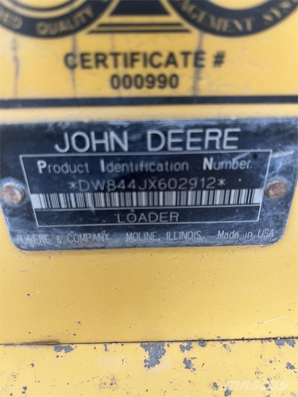 John Deere 844J Cargadoras sobre ruedas