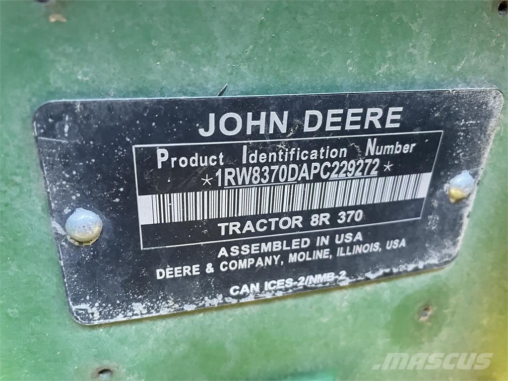 John Deere 8R 370 Трактора