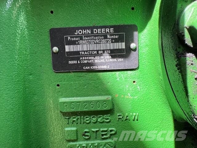 John Deere 8R 370 Traktorji