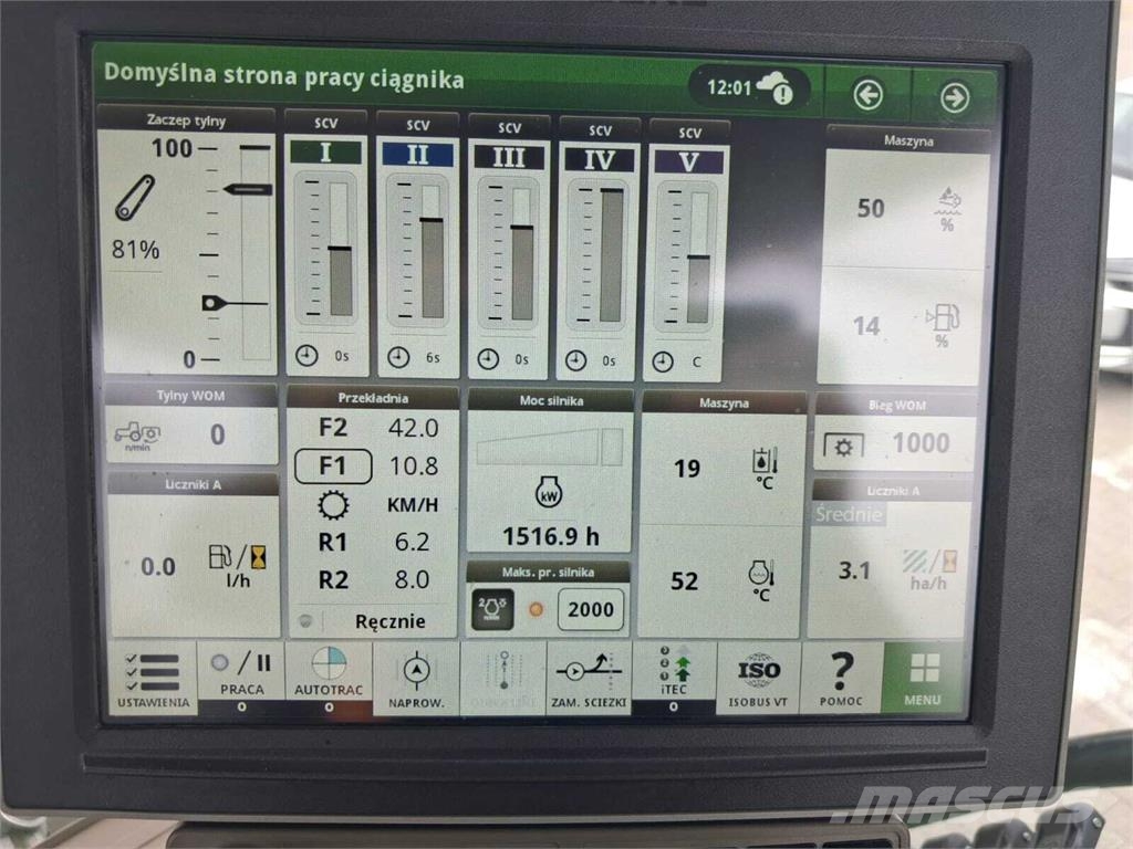 John Deere 8RX 410 الجرارات