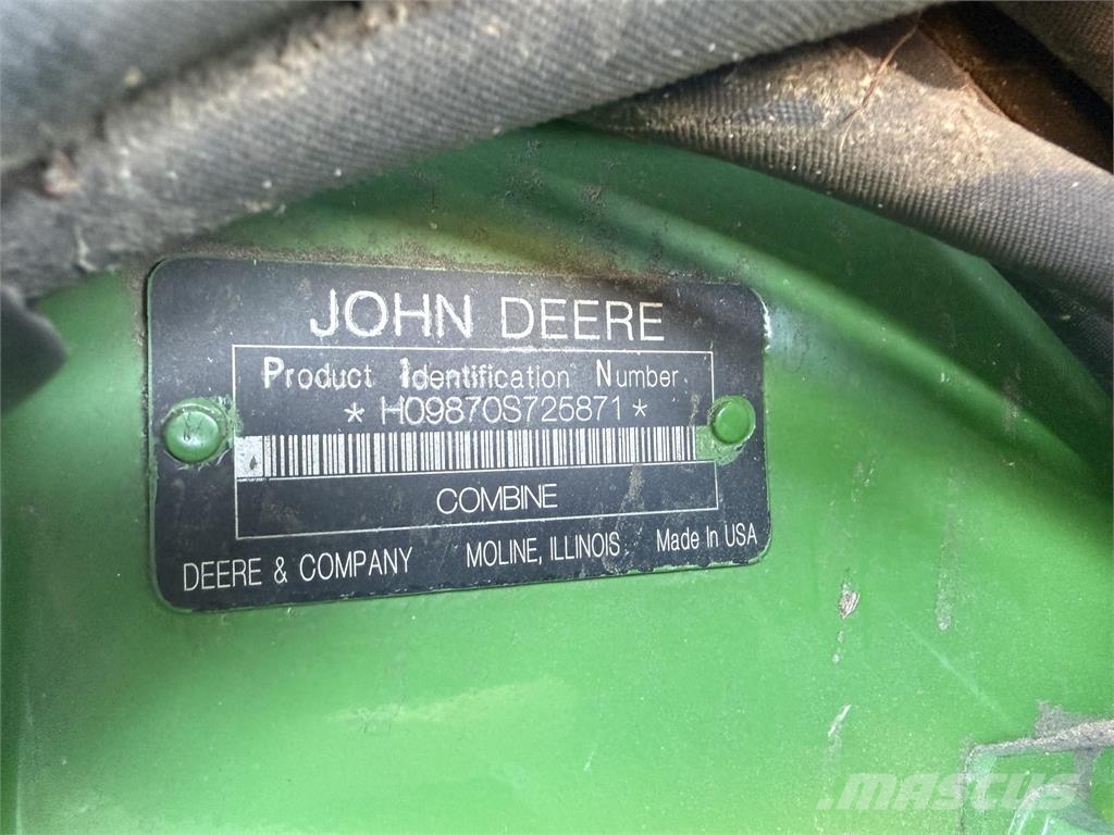 John Deere 9870 STS Colheitadeiras