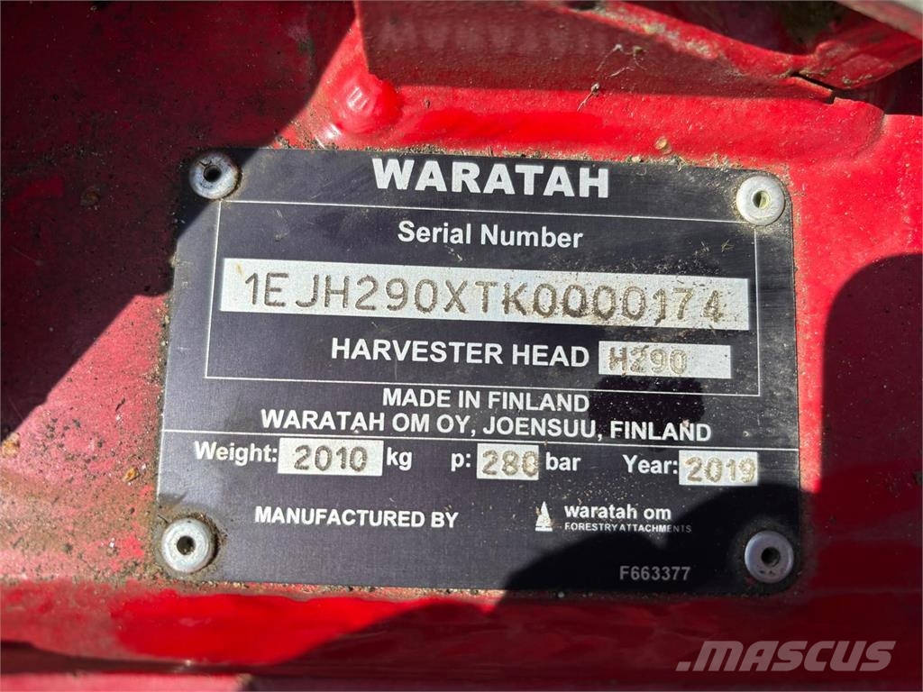 John Deere H290 Cabezales cortadores
