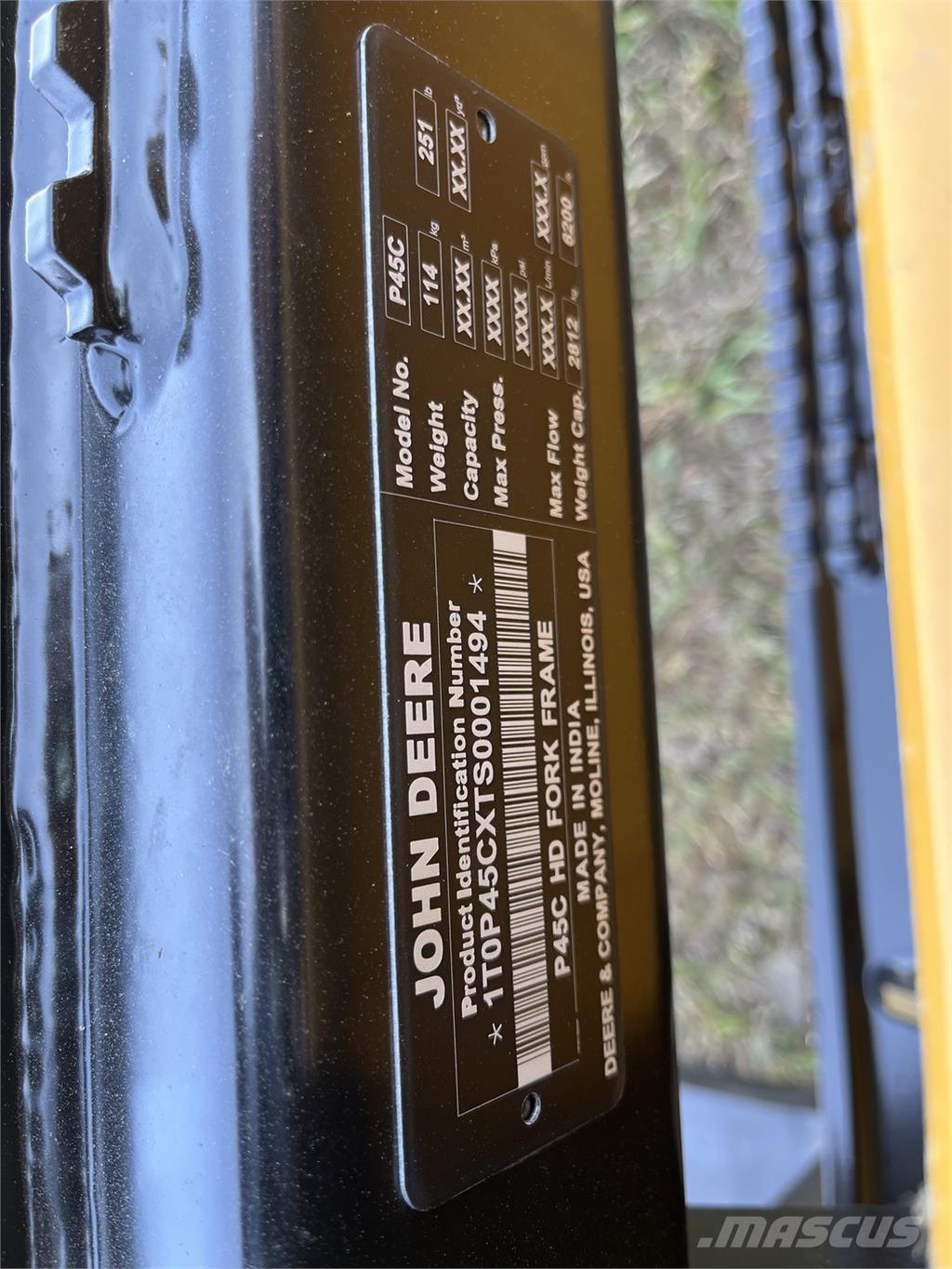 John Deere P45C Gabeln