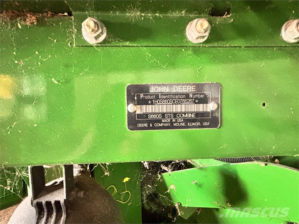 John Deere S660 Kombajni