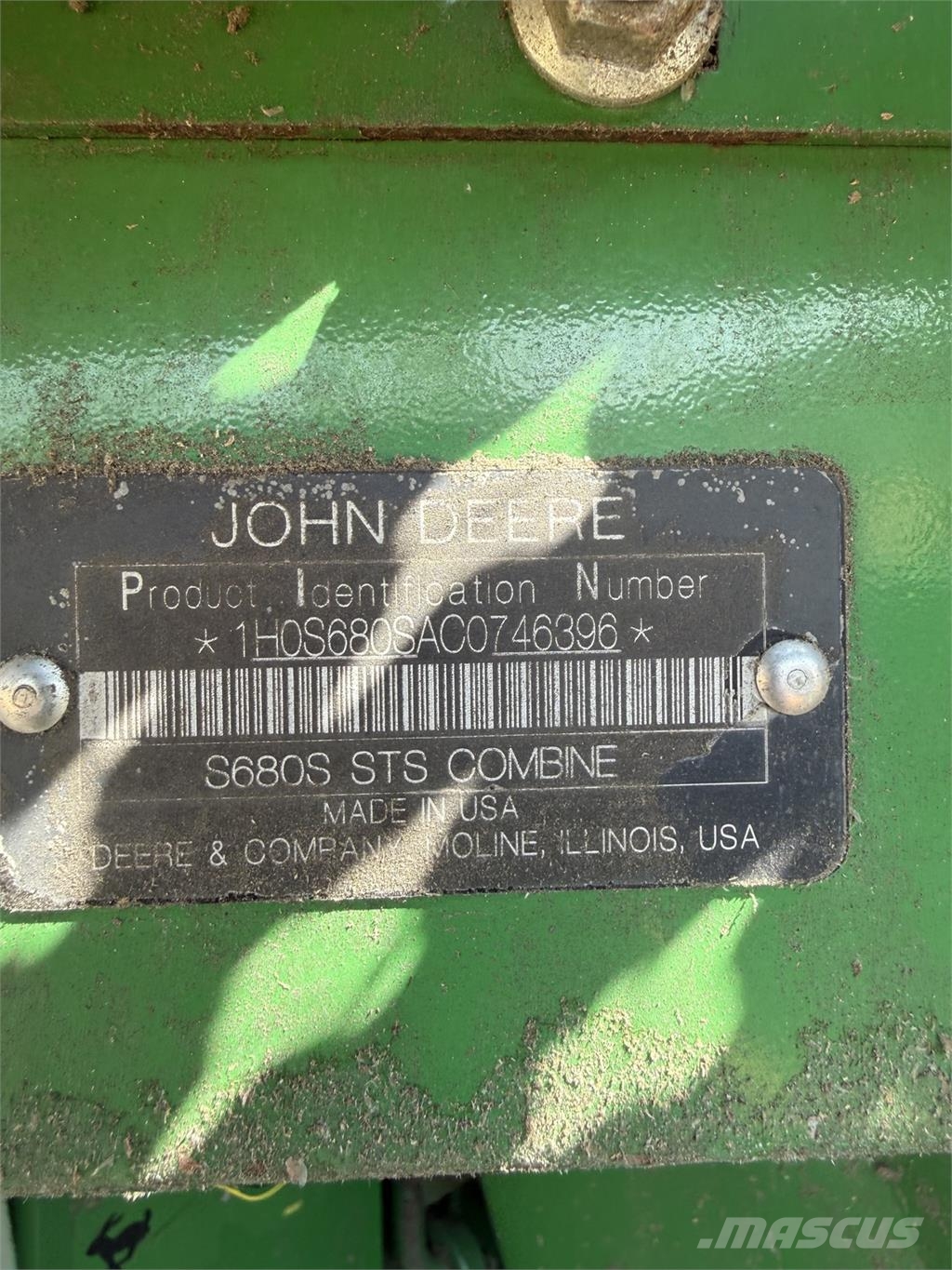 John Deere S680 Ceifeiras debulhadoras