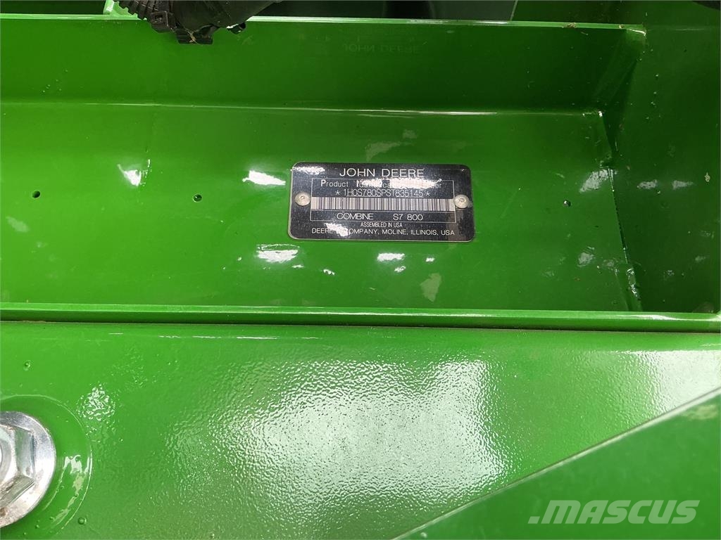 John Deere S7 800 Colheitadeiras