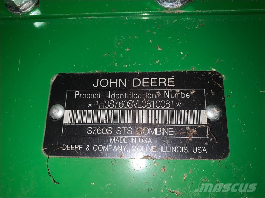 John Deere S760 Mähdrescher