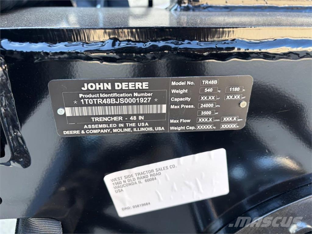 John Deere TR48B Muut koneet