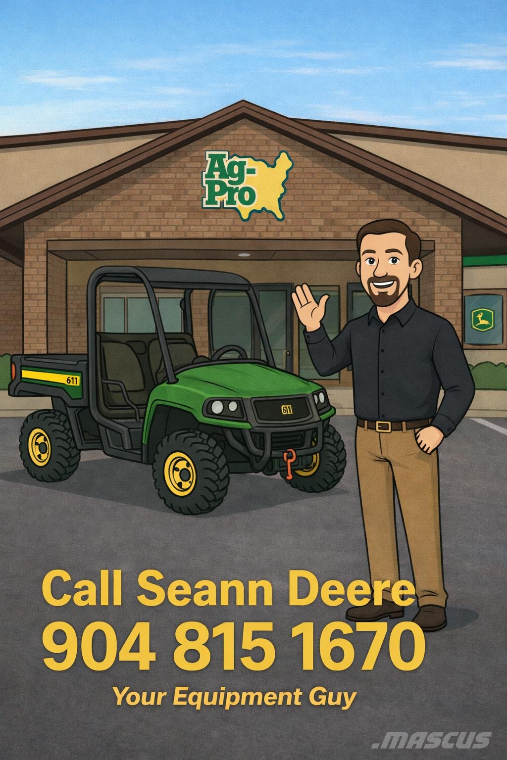 John Deere XUV 825I S4 ماكينات منفعة عامة