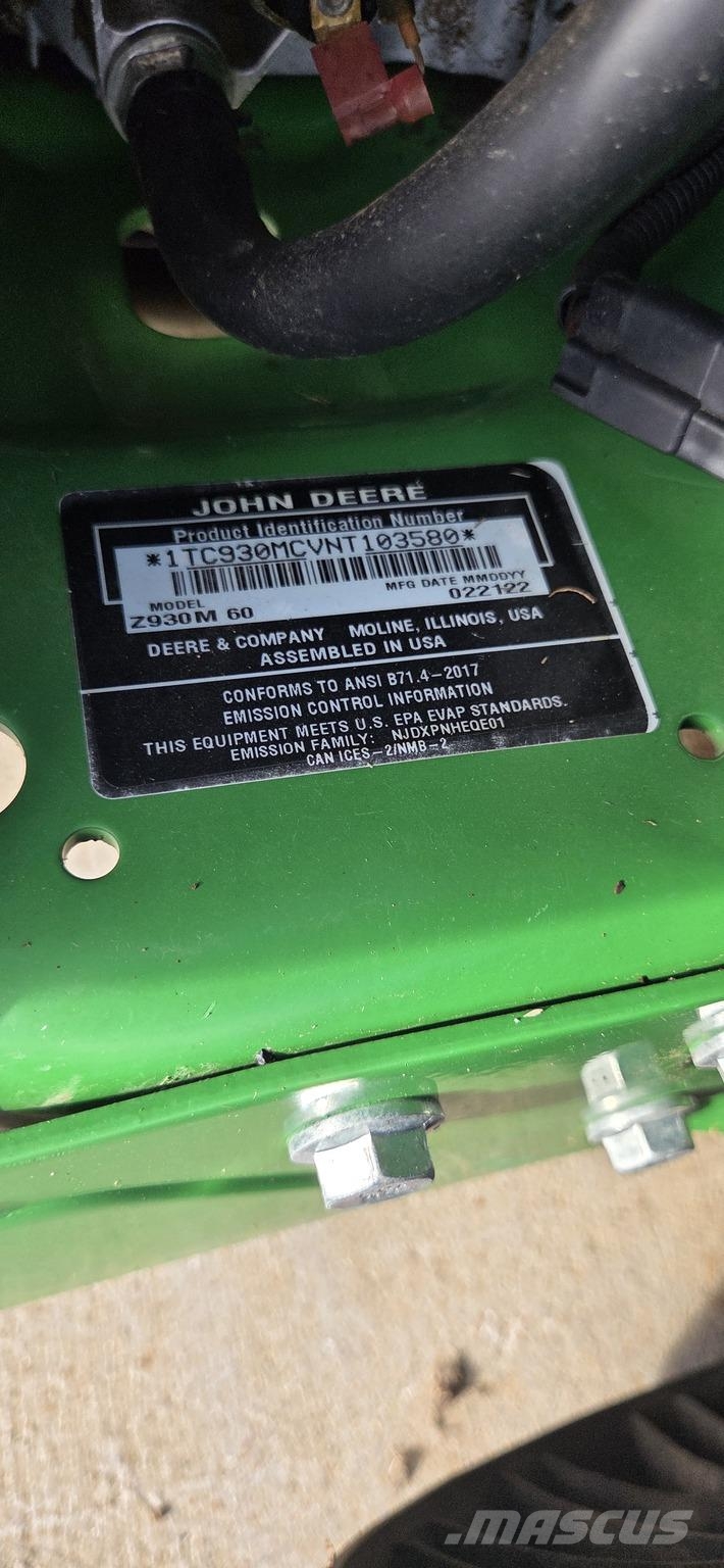 John Deere Z930M Null-Wendekreis Mäher