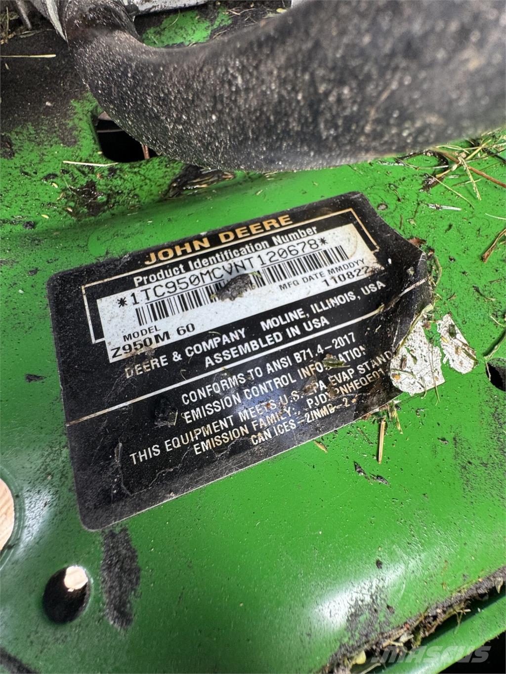 John Deere Z950M صفر محولا الدوران