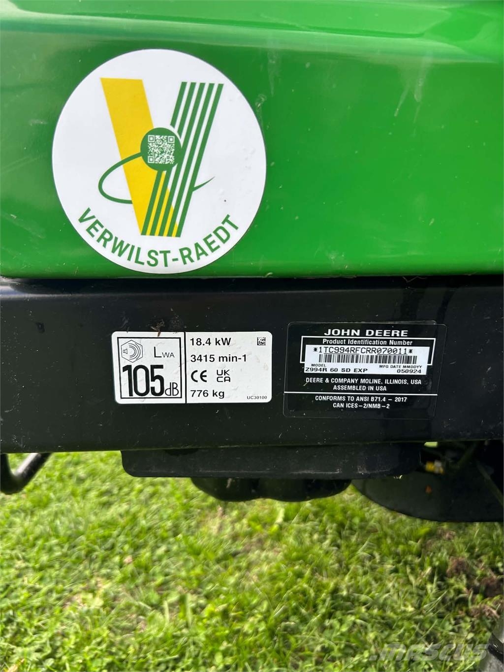 John Deere Z994R صفر محولا الدوران