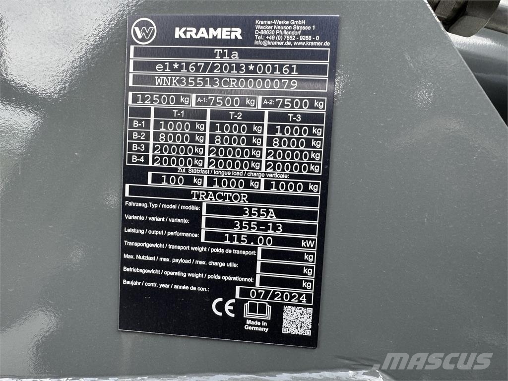 Kramer KL 55.8T Телескопични товарачи за селското стопанство