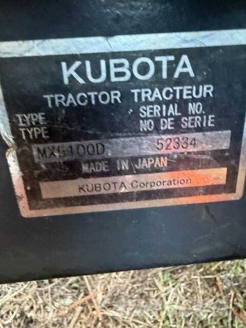 Kubota MX5100 Traktorit