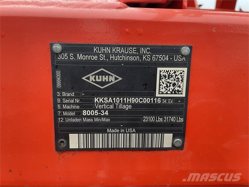 Kuhn Krause 8005-34 Sonstige Bodenbearbeitung