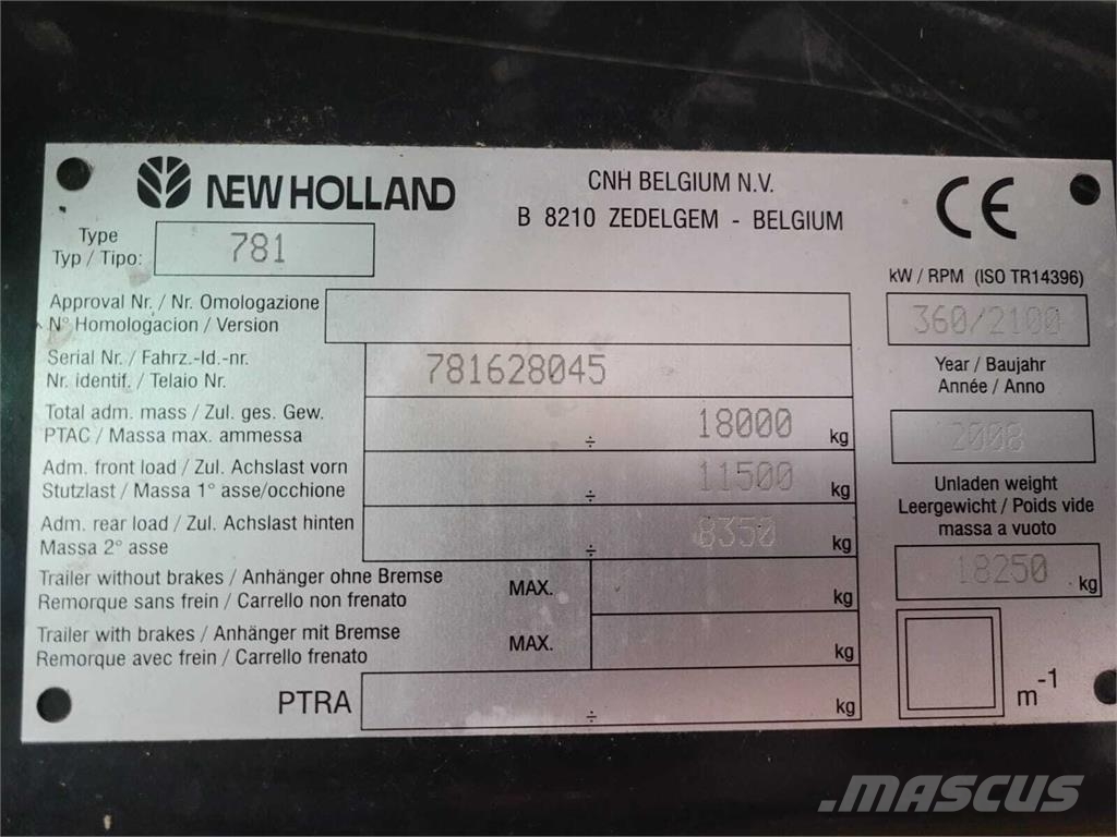 New Holland CR 9080 Teraviljakombainid